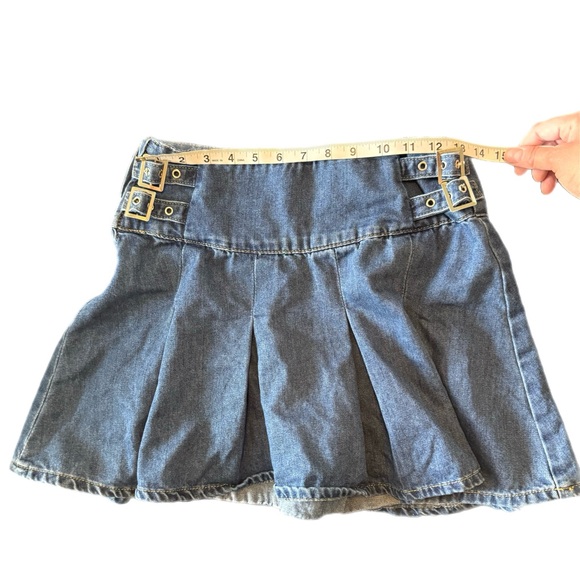 Princess Polly Blue Denim Y2K Skater Skirt *Please see measurements* - Picture 9 of 10